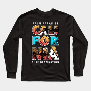 California Palm Paradise Long Sleeve T-Shirt